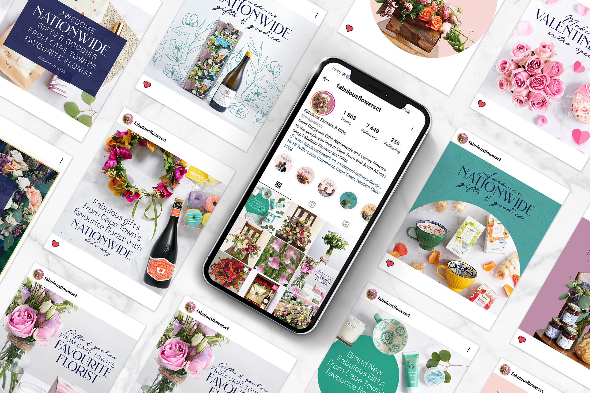 Fabulous Flowers Social Media Instagram Design