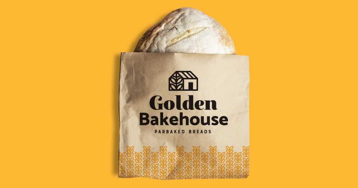 Golden Bakehouse Bakery Packaging Design